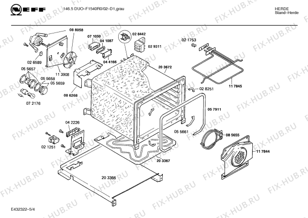 Схема №4 F1630R0 PRIMUS 136.6 с изображением Переключатель для плиты (духовки) Bosch 00032176