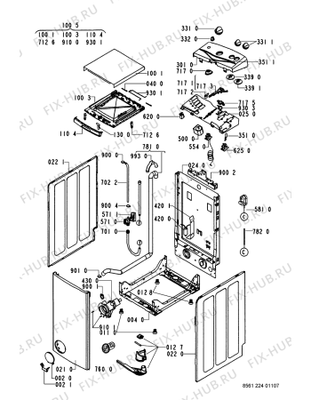 Схема №2 AWT 2240 с изображением Декоративная панель для стиральной машины Whirlpool 481245213337