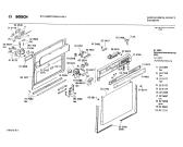 Схема №4 0730100643 S712 с изображением Панель для электропосудомоечной машины Bosch 00117673