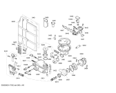 Схема №4 S44M57S3EU с изображением Передняя панель для электропосудомоечной машины Bosch 00660911