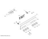 Схема №5 HGA323150R с изображением Крышка для духового шкафа Bosch 00715241