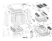 Схема №3 LFO3P23WLGTXAG (F105719) с изображением Сенсорная панель для электропосудомоечной машины Indesit C00546365