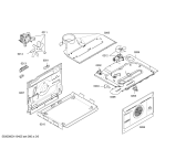 Схема №6 HEN22T053 с изображением Панель управления для духового шкафа Bosch 00661659