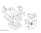 Схема №4 B13P40N1FR с изображением Панель управления для плиты (духовки) Bosch 00701126