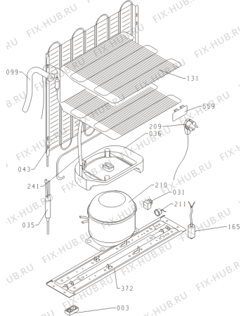 Схема №3 FFL-OT284-01 (160239, HZS2866) с изображением Дверца для холодильной камеры Gorenje 234850