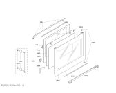 Схема №4 HB78R571F с изображением Фронтальное стекло для духового шкафа Siemens 00478156