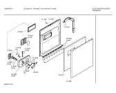 Схема №5 SE2HNE1 Art.Bez.703215 с изображением Передняя панель для посудомойки Bosch 00352642