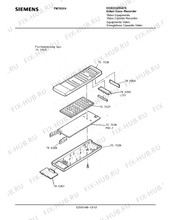 Схема №8 FM703V4 с изображением Клапан для телевизора Siemens 00757452