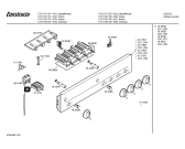 Схема №2 CH11721 с изображением Панель управления для плиты (духовки) Bosch 00431968