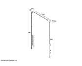 Схема №8 B36IT71SN с изображением Монтажный набор для холодильной камеры Bosch 00684891