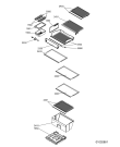Схема №3 WSR 12 IX с изображением Кнопка для холодильной камеры Whirlpool 482000002112