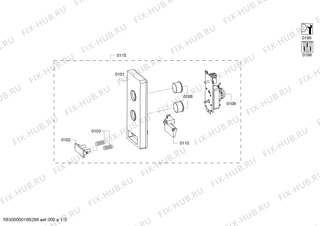Схема №3 3WGX1923 с изображением Панель для свч печи Bosch 00745167