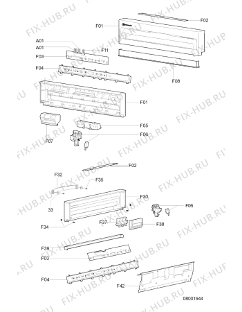 Схема №5 GS 4996 G/BL с изображением Ручка для посудомойки Whirlpool 481246258049