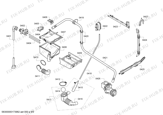 Схема №3 WM08B060IN iQ100 с изображением Панель управления для стиралки Siemens 00749037