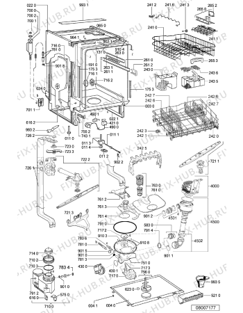 Схема №2 ADG 9020 с изображением Микромодуль для электропосудомоечной машины Whirlpool 481221838689