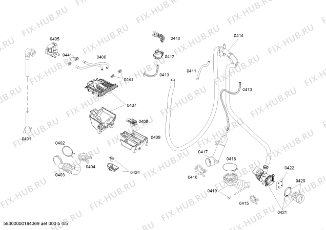 Схема №2 WM12P2R89W, iQ300 с изображением Панель управления для стиралки Siemens 11018827