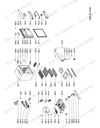 Схема №1 ARG590A6 (F091255) с изображением Руководство для холодильника Indesit C00354458