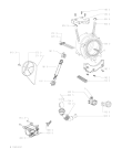 Схема №2 WA 6520/1 с изображением Обшивка для стиральной машины Whirlpool 481010650790