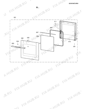 Схема №9 BTG 8603 IN с изображением Покрытие для плиты (духовки) Whirlpool 482000024006