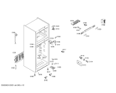 Схема №3 KDN45A00ME с изображением Дверь для холодильной камеры Bosch 00245878