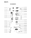 Схема №1 EC321051/87A с изображением Спецфильтр для электрокофемашины Krups SS-207798