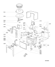 Схема №1 AMW 493 IX с изображением Дверь для микроволновой печи Whirlpool 481244269769