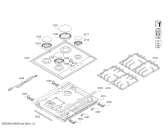 Схема №1 T23S36N0GB ENC.T23S36N0GB 4G NE60F IH5 с изображением Варочная панель для духового шкафа Bosch 00682962