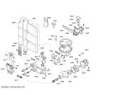 Схема №3 SRI5605 с изображением Кнопка для посудомойки Bosch 00174496