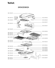 Схема №1 SW342D38/9ZA с изображением Обшивка для электровафельницы Tefal SS-203238