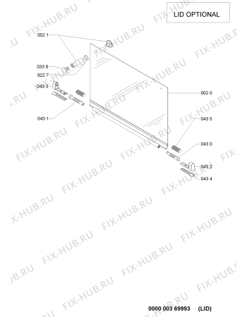 Схема №2 AKT 759 IX с изображением Переключатель для плиты (духовки) Whirlpool 481241279198