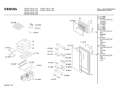 Схема №2 KS39V71IE с изображением Панель для холодильной камеры Siemens 00357731