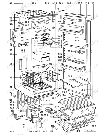 Схема №1 IK 303 N/L WS с изображением Накопитель для холодильной камеры Whirlpool 481251148182