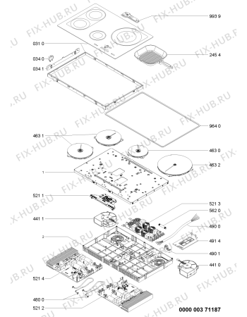 Схема №1 KHIF7720I (F091746) с изображением Инструкция по эксплуатации для плиты (духовки) Indesit C00351367
