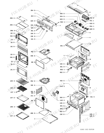 Схема №1 6AKP513/WH с изображением Фиксатор для духового шкафа Whirlpool 481945868028