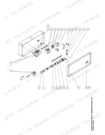 Взрыв-схема комплектующей Aeg HSWA30P - Схема узла Electrical-/gas-equipment
