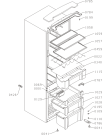 Схема №1 RK40298W (196012, HZS3027) с изображением Ящик (корзина) для холодильника Gorenje 196392