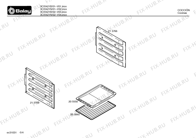 Схема №4 3CIX411N с изображением Столешница для электропечи Bosch 00217047