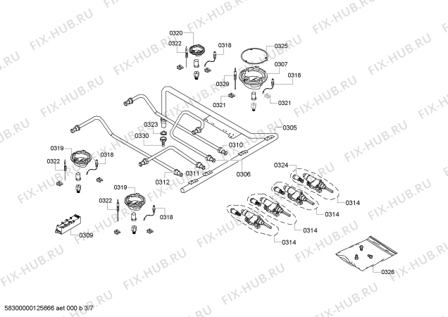 Схема №4 HSS120020 с изображением Цоколь лампы для плиты (духовки) Siemens 00615248