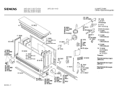 Схема №1 46/0600 ES400U с изображением Передняя часть корпуса для стиралки Bosch 00200629