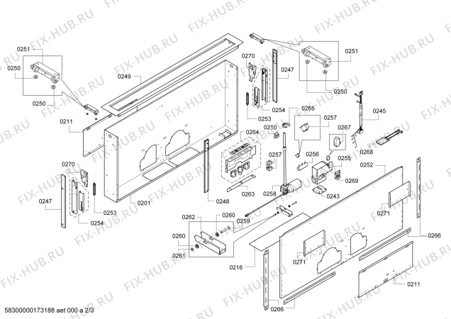 Схема №2 AL400191 Gaggenau с изображением Кабель для вентиляции Bosch 00750372