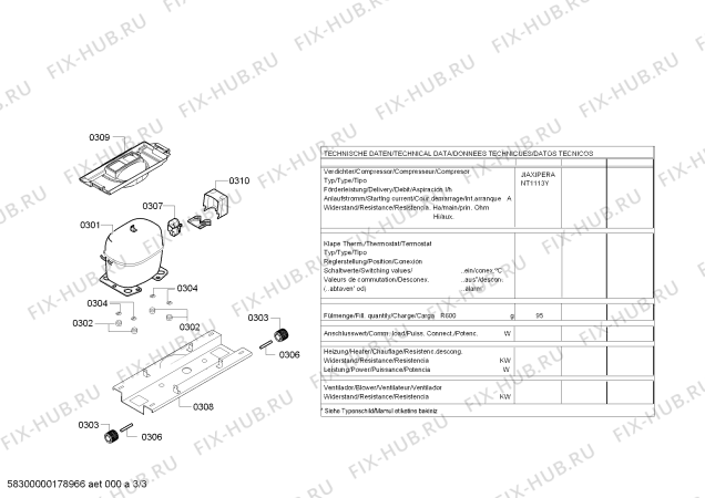 Схема №3 KG33VEW31 Extraklasse с изображением Дверь для холодильника Siemens 00711221