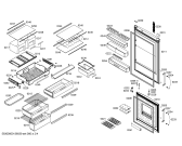 Схема №4 KG46NA10 с изображением Дверь для холодильной камеры Siemens 00247576