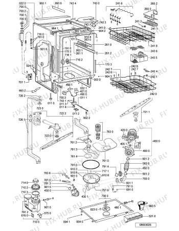 Схема №1 ADP GULDSEGL с изображением Обшивка для посудомоечной машины Whirlpool 481245371813