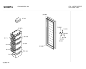 Схема №3 GS23U423GB с изображением Передняя панель для холодильной камеры Siemens 00436452