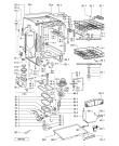 Схема №2 ADG3440WH (F092219) с изображением Инструкция по эксплуатации для электропосудомоечной машины Indesit C00361060