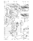 Схема №2 ADG3440WH (F092219) с изображением Инструкция по эксплуатации для электропосудомоечной машины Indesit C00361063