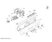 Схема №5 SGU55E55SK с изображением Передняя панель для посудомойки Bosch 00664384