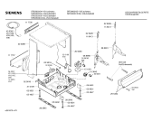 Схема №4 SR53603 с изображением Передняя панель для электропосудомоечной машины Siemens 00290583