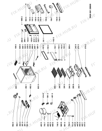 Схема №1 UVI 1340/A/1-L с изображением Поверхность для холодильника Whirlpool 481245088199