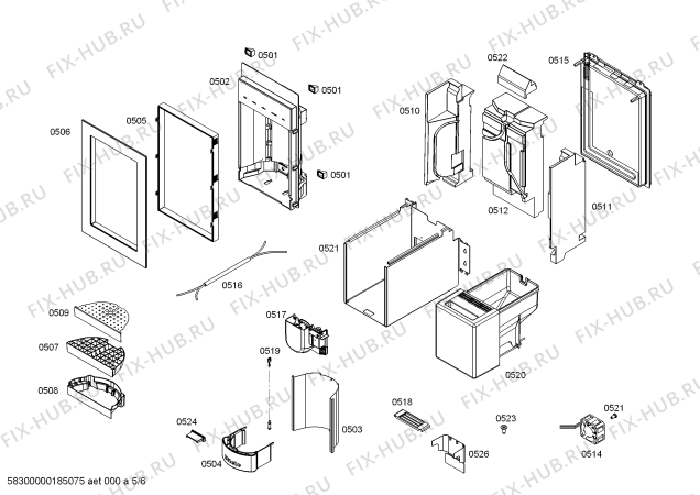 Схема №3 FID18MIEL1 F 1471 SF с изображением Плата для холодильника Bosch 00770884